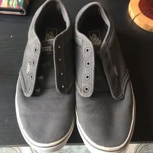 Gray van shoes